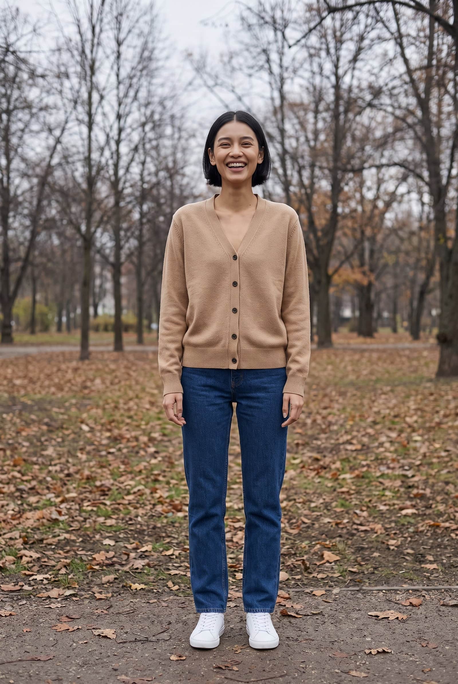 Beige Cardigan