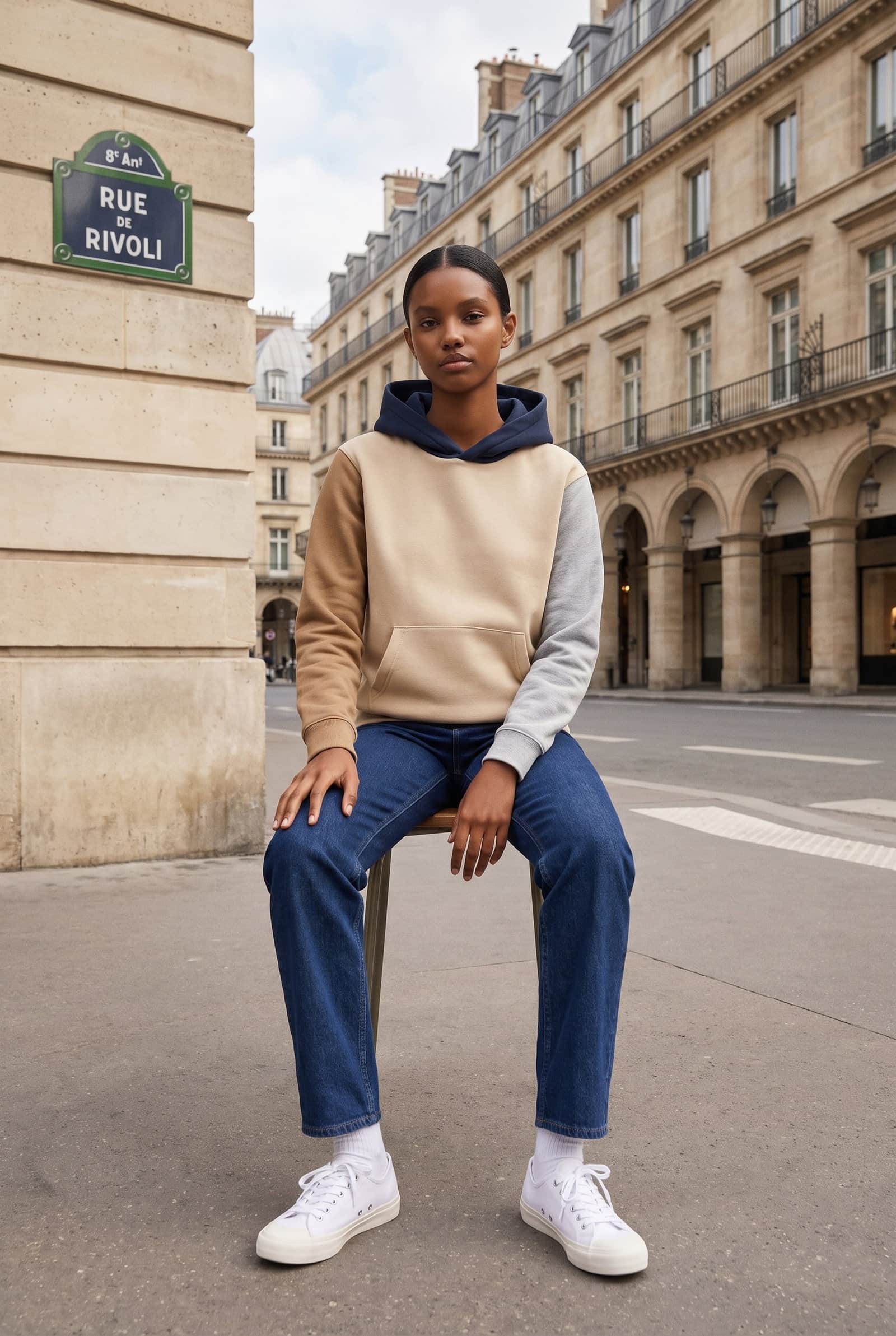 Classic Color Block Hoodie