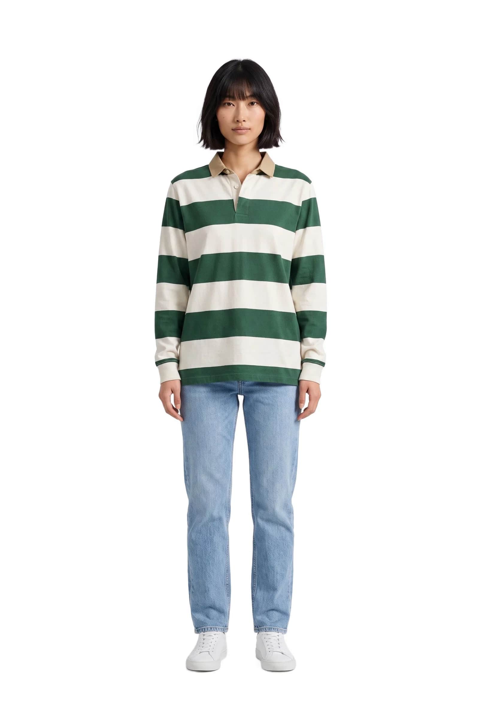 Wide Striped Rugby Shirt