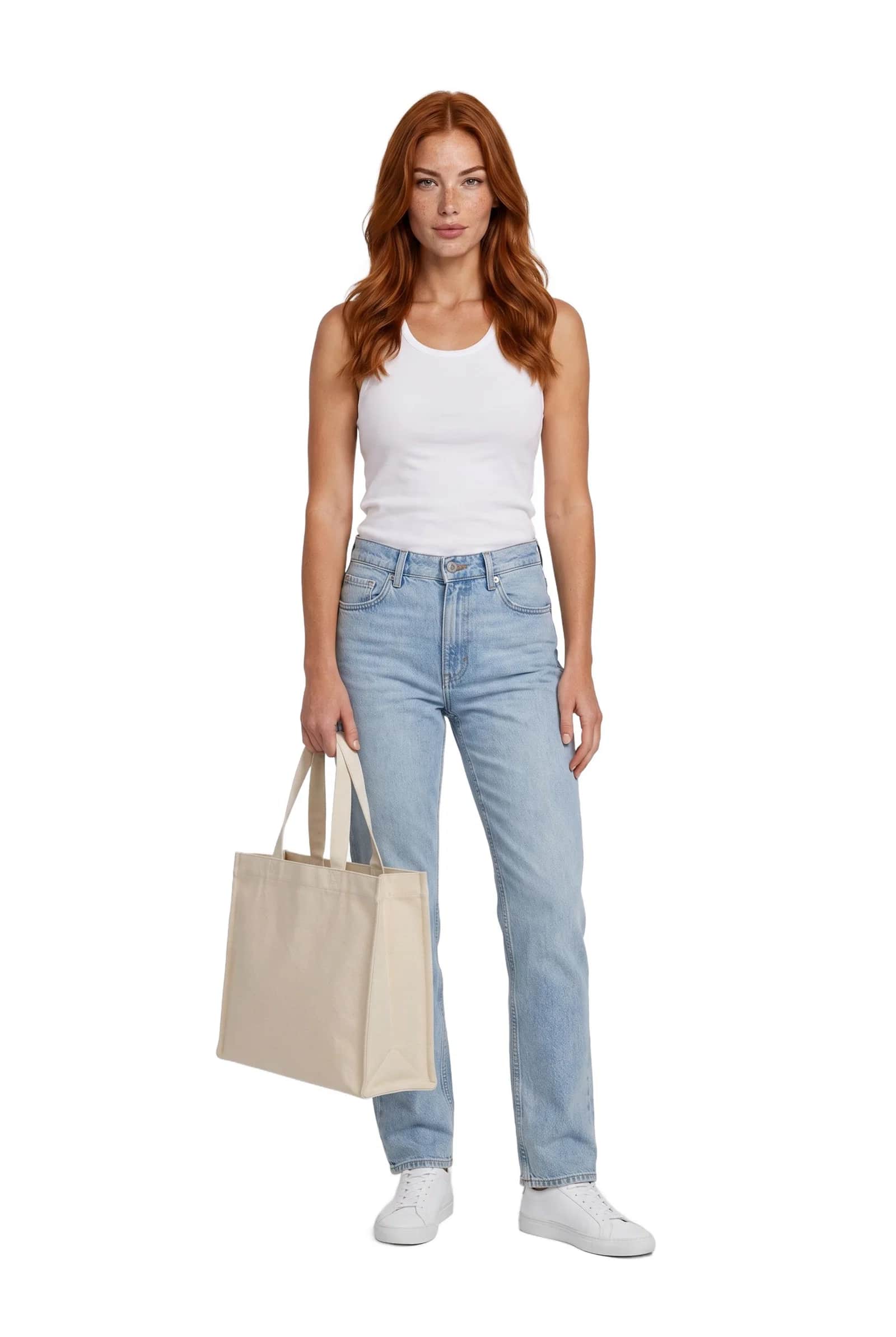 Structured Canvas Box Tote