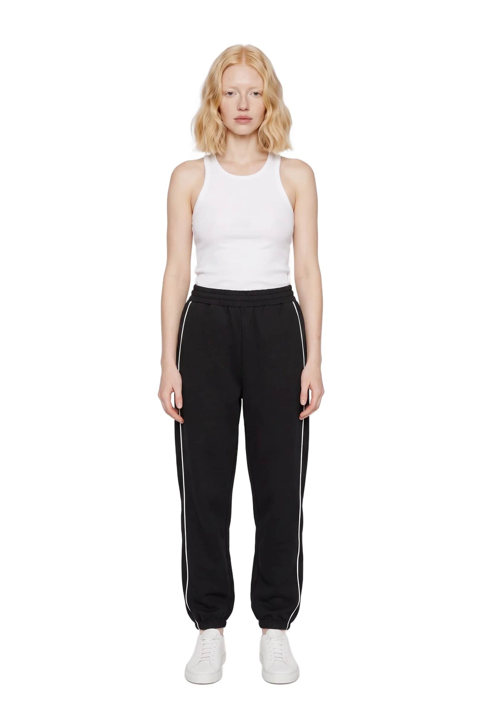 Black Side-Stripe Jogger