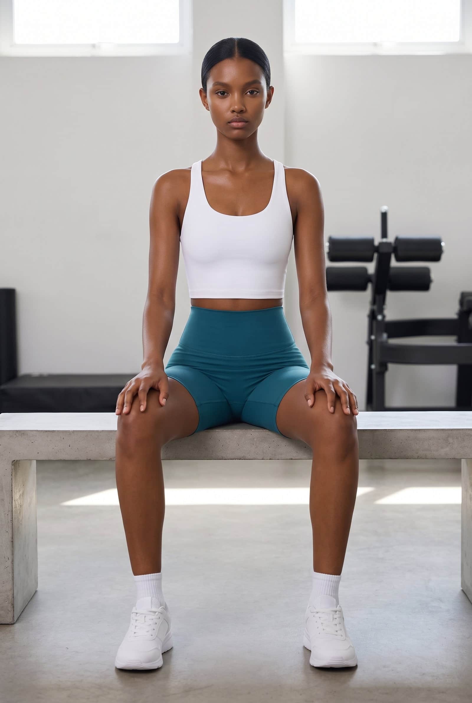 Mid-Thigh Biker Shorts