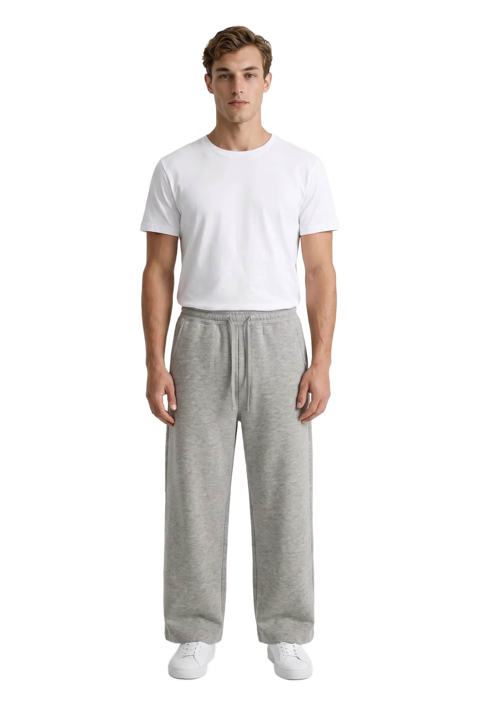 Grey Oversized Baggy Sweatpants