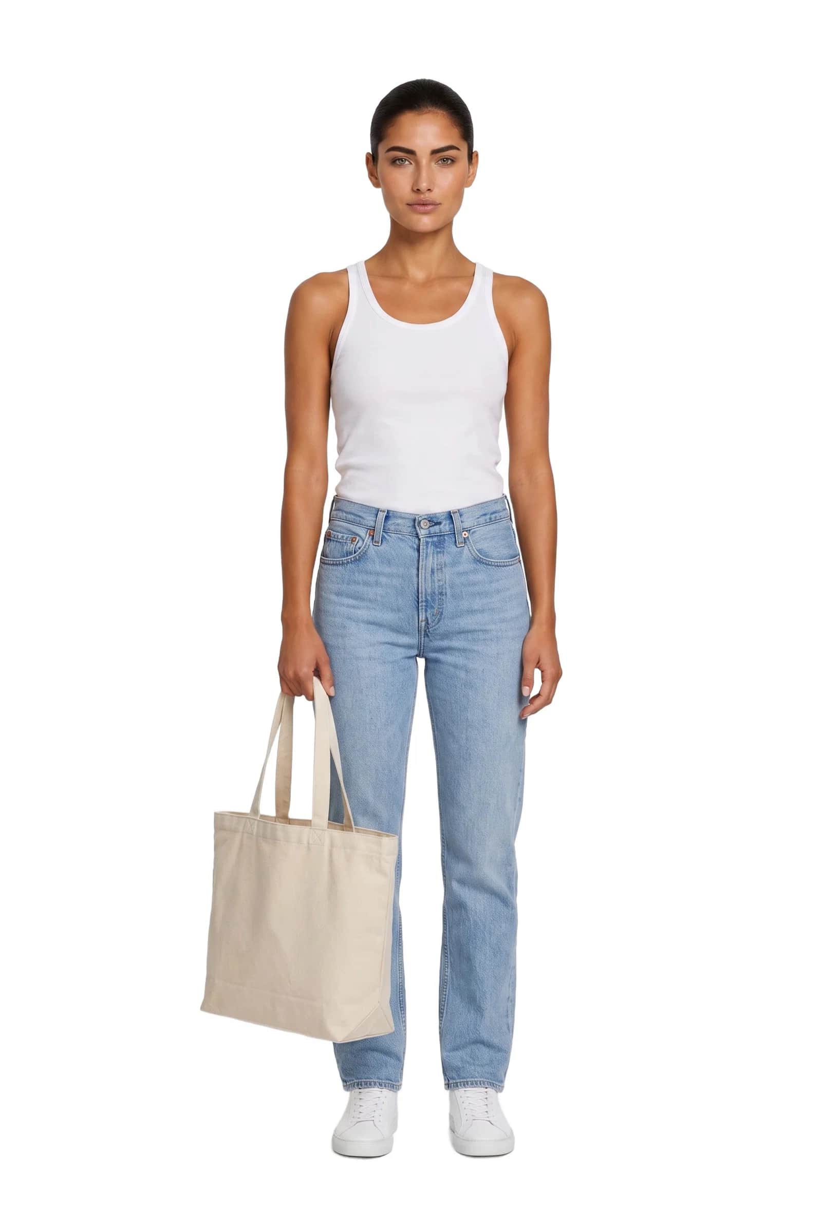 Canvas Flat Tote Bag