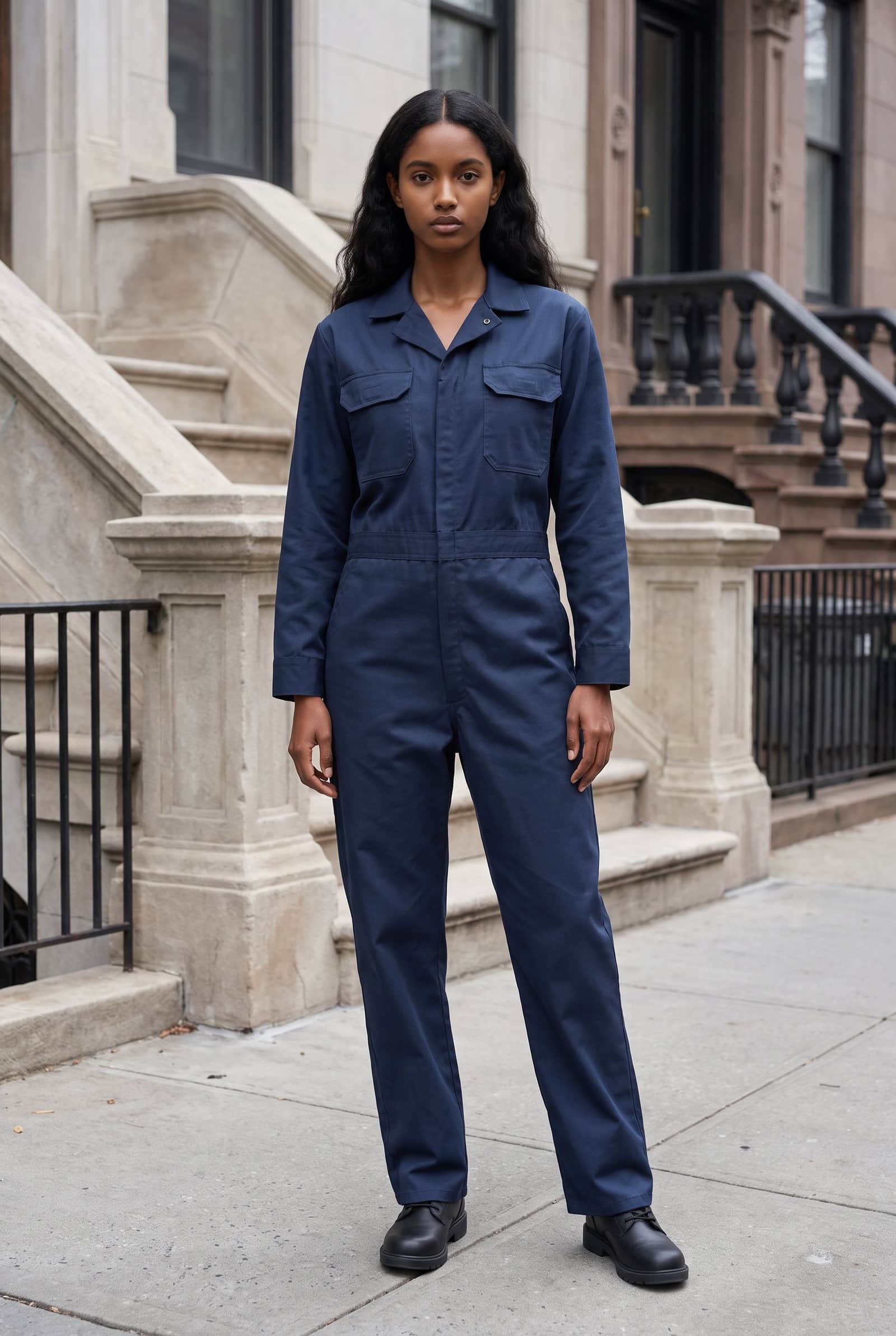 Navy Blue Workwear Jumpsuit / Maintenance overall
