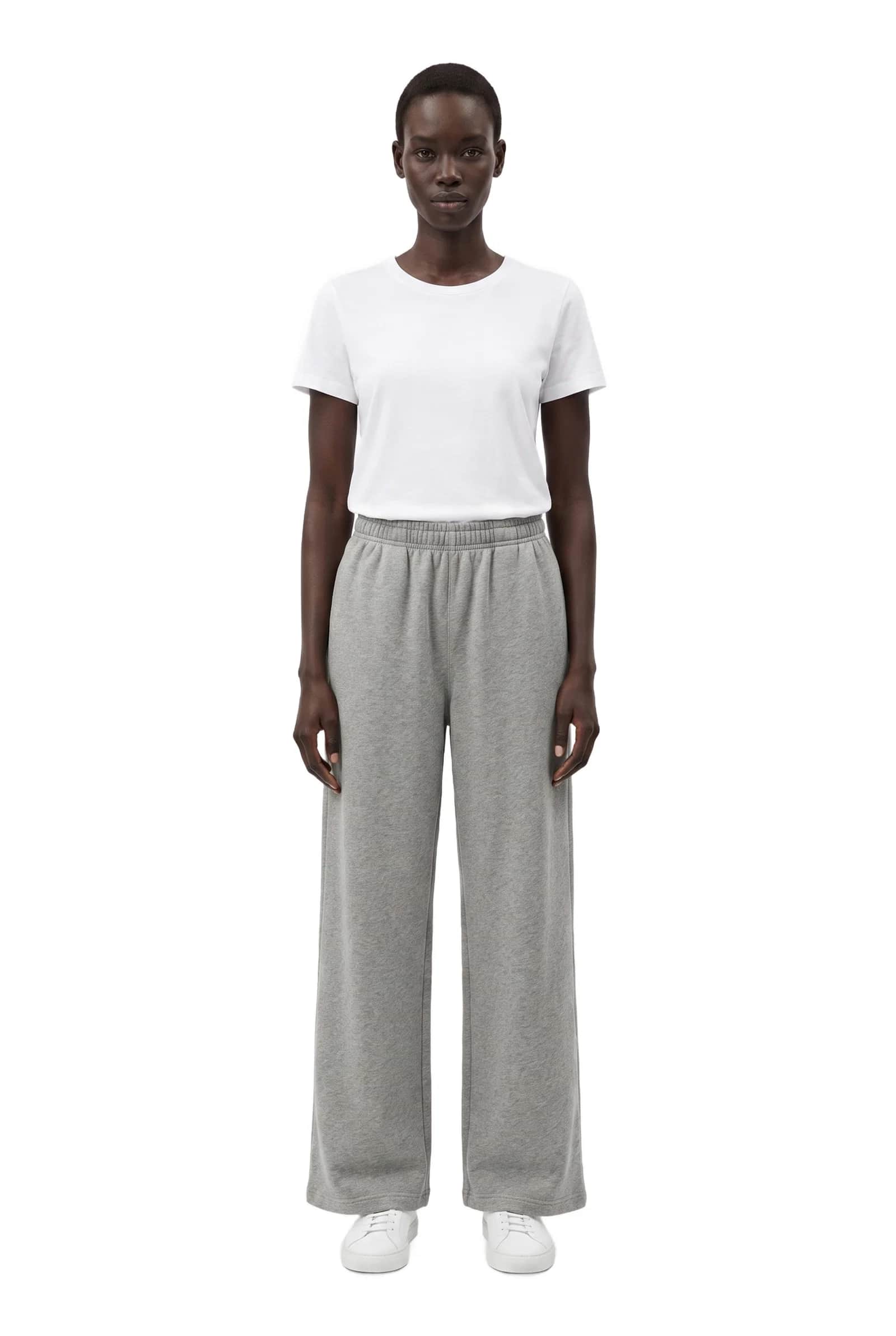 Grey Wide Leg Sweatpants