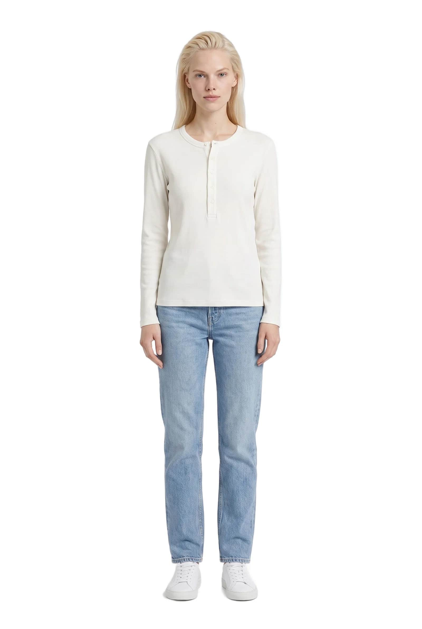 Long Sleeve Henley T-shirt