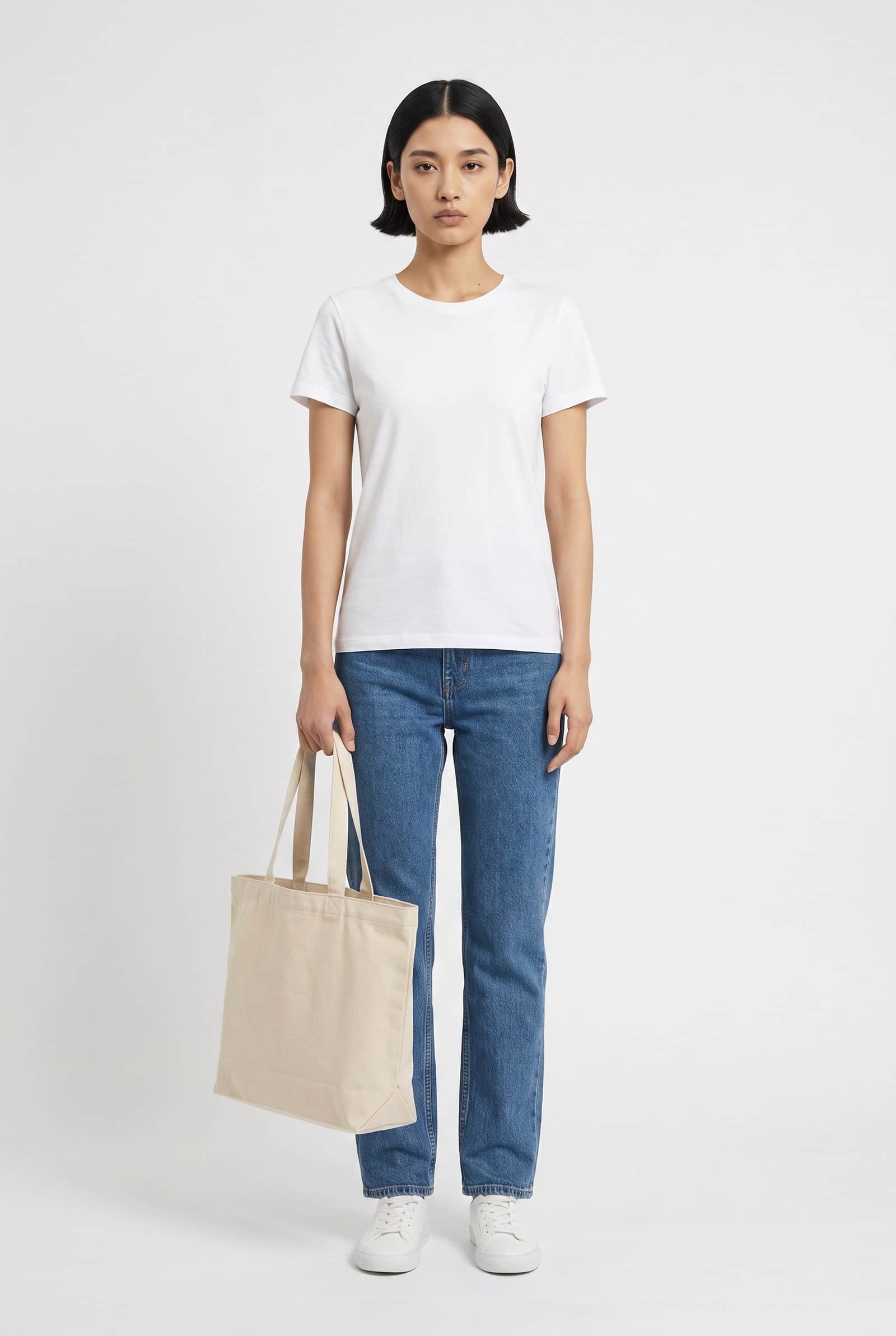 Canvas Flat Tote Bag