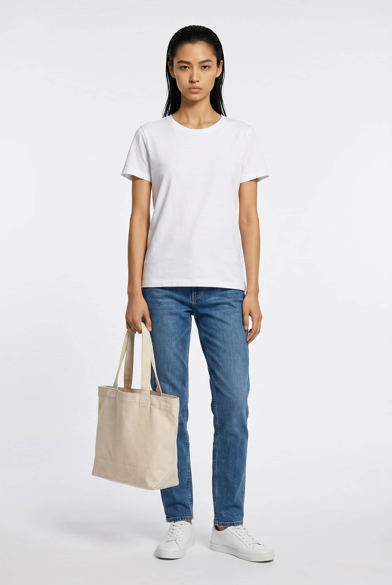 Canvas Open-Top Tote