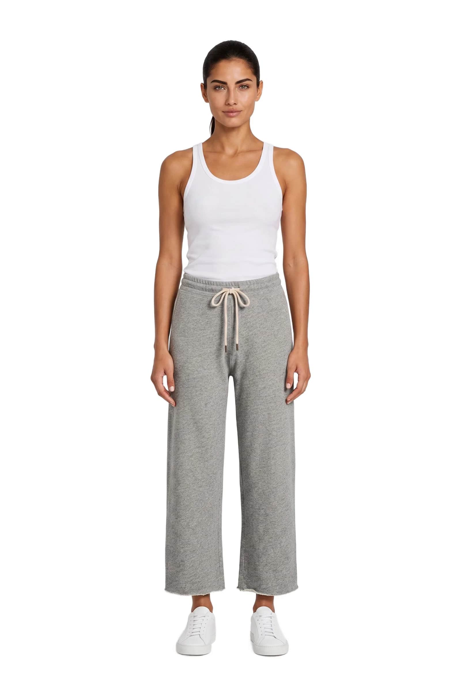 Cropped Track Pants