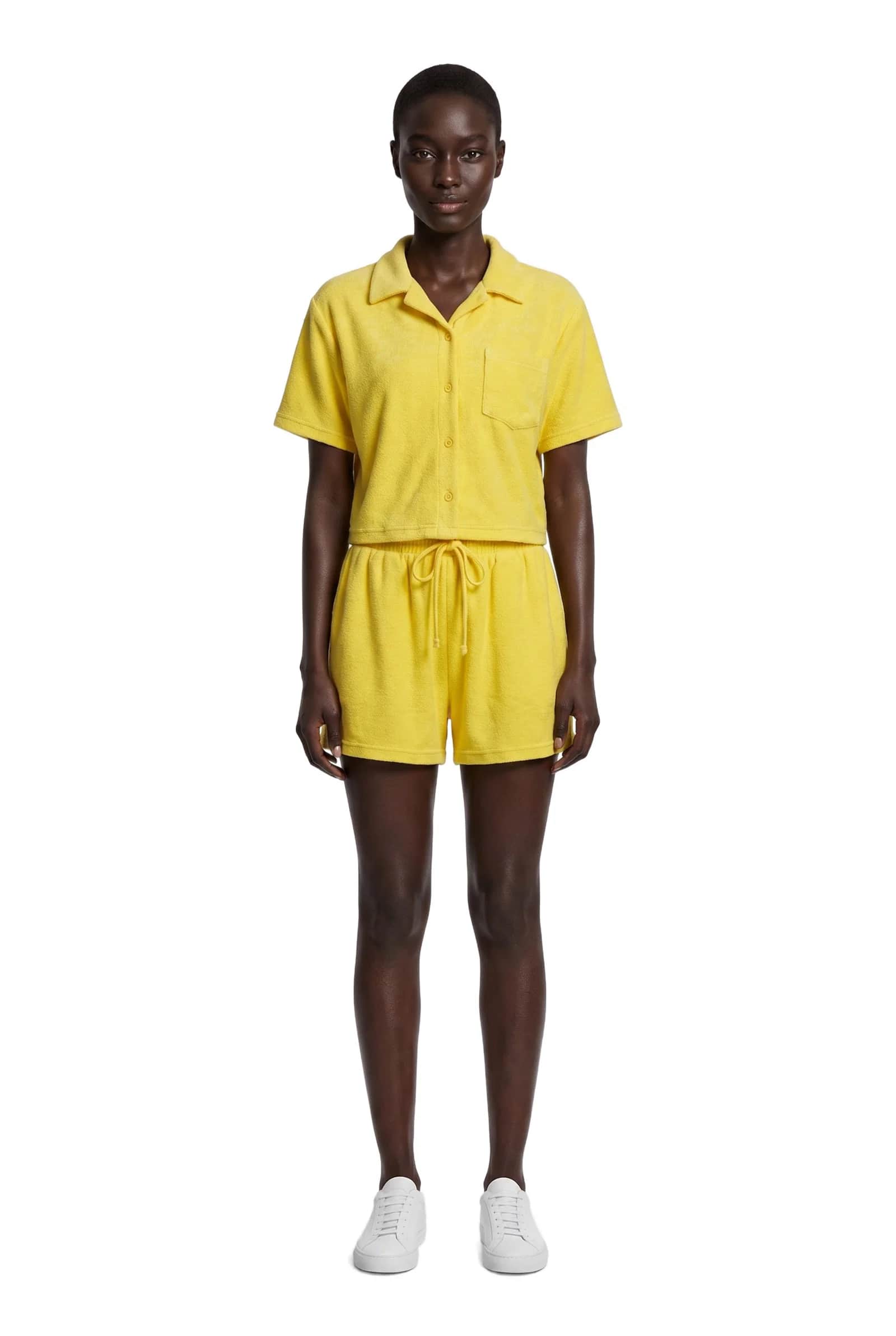 Yellow Towelling Romper