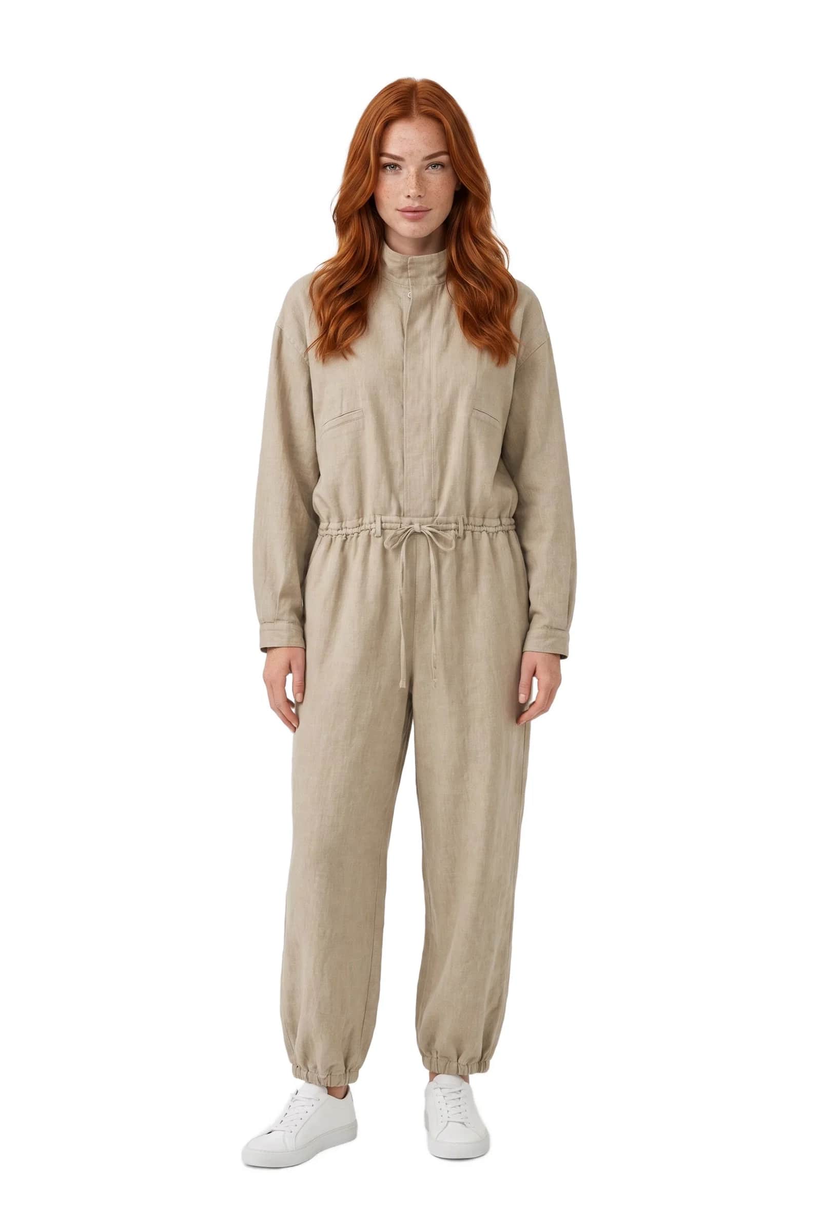 Washed Cotton Jumpsuit