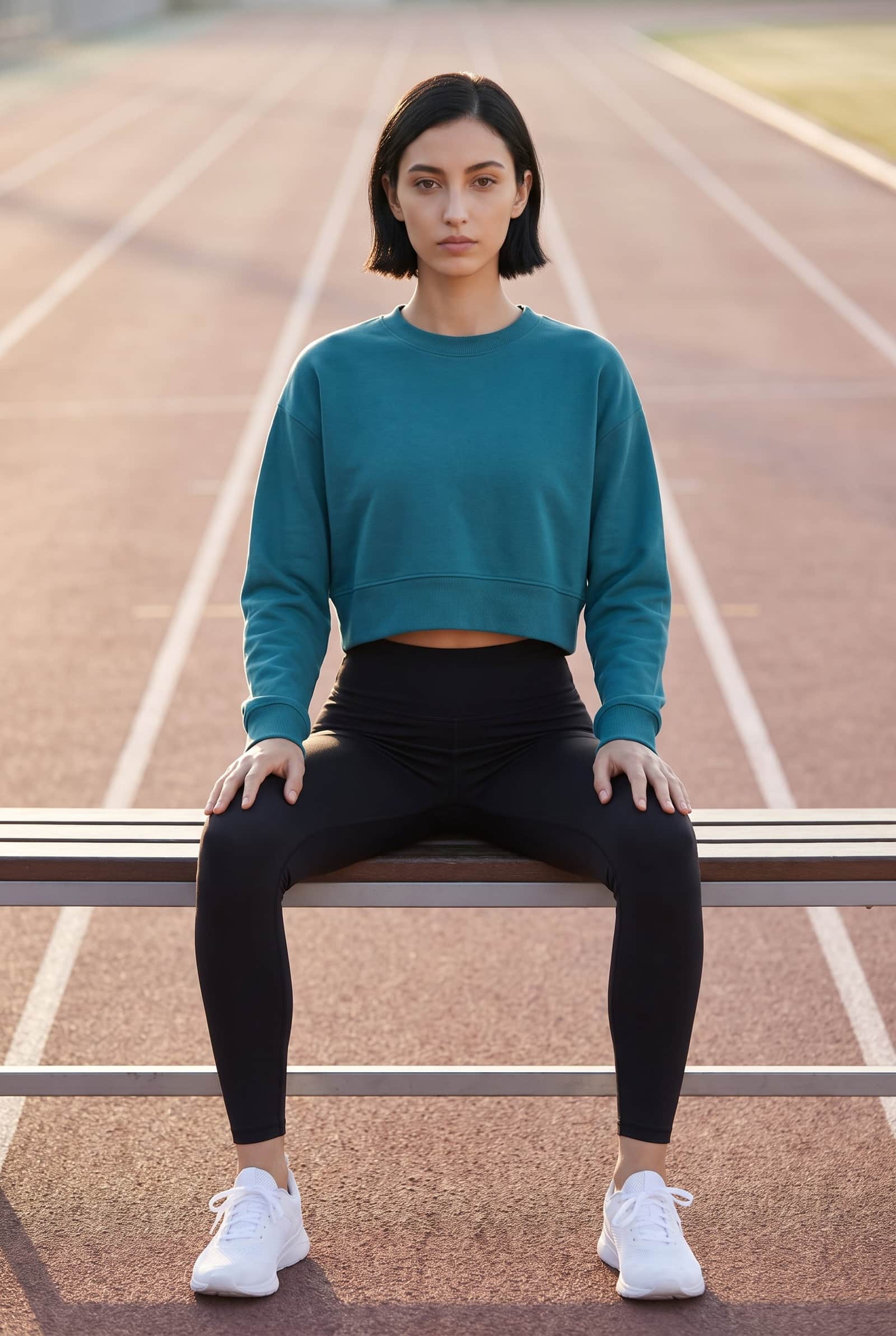 Long-Sleeve Crop Top