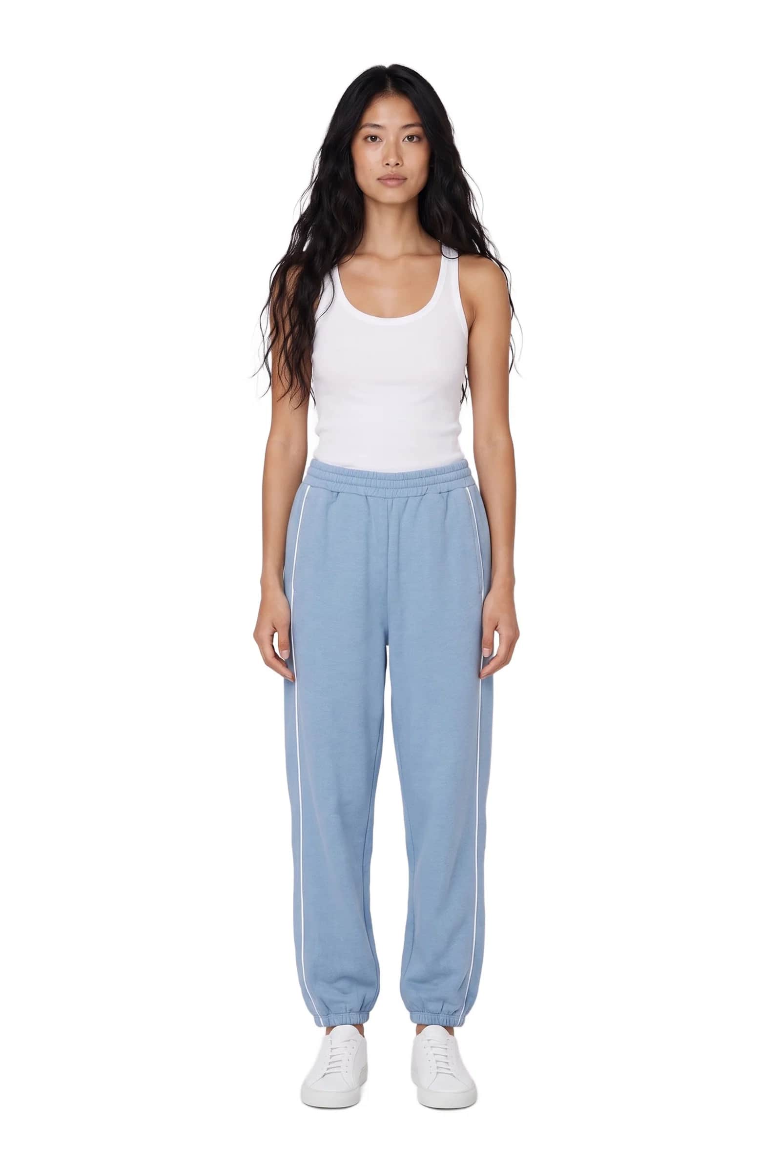Blue Contrast Piping Jogger