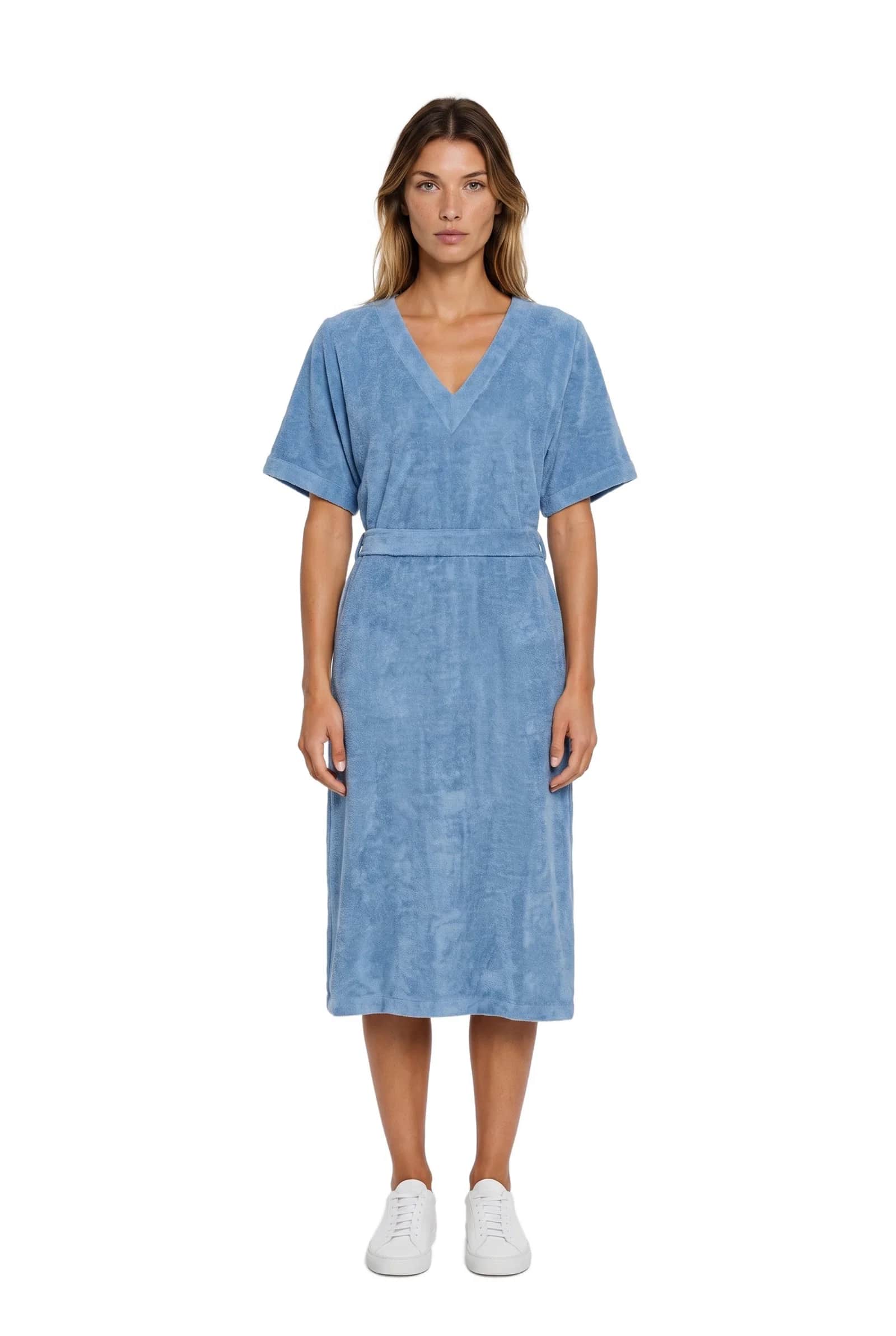 French Blue Towelling Dress