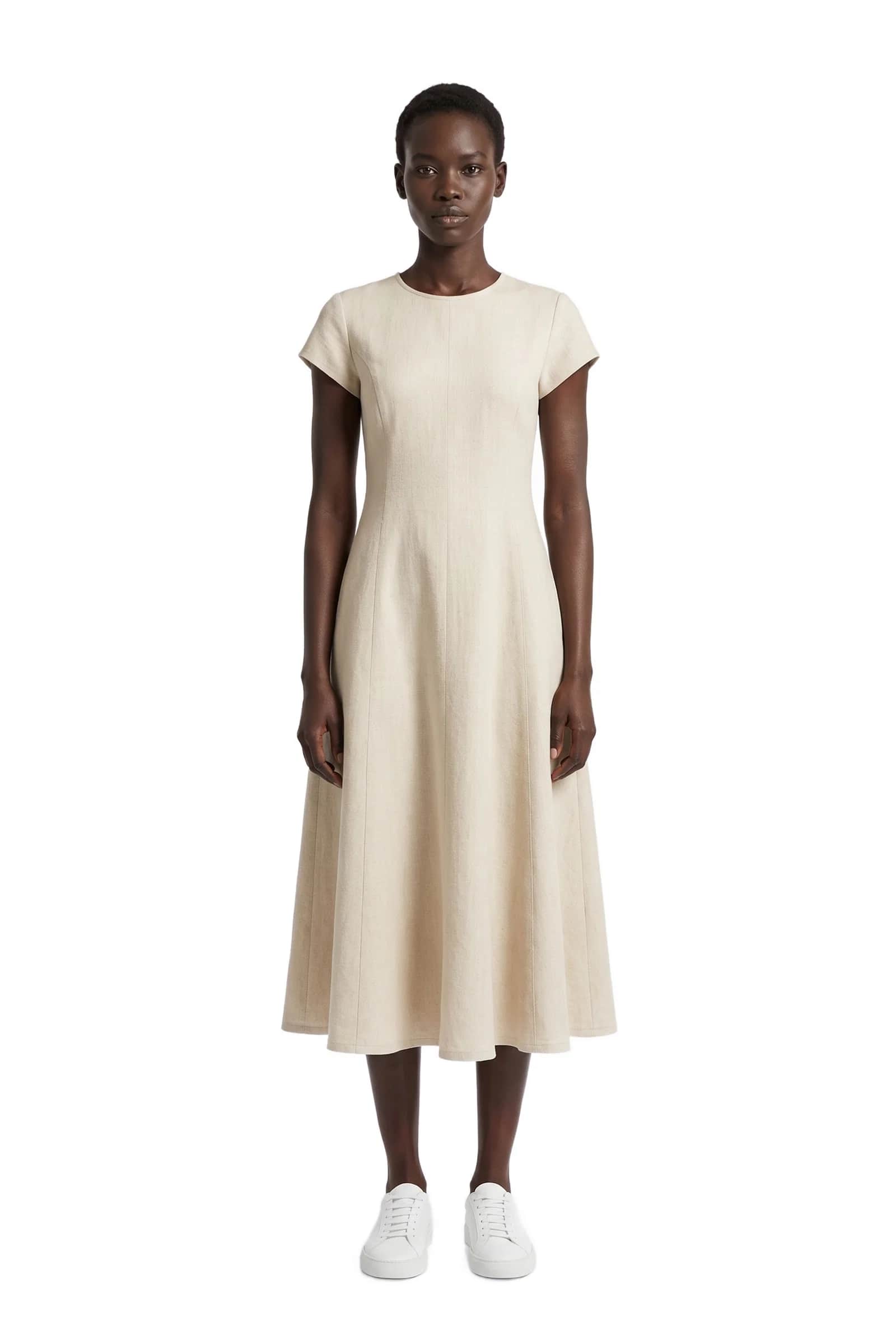 Minimalist Linen Dress
