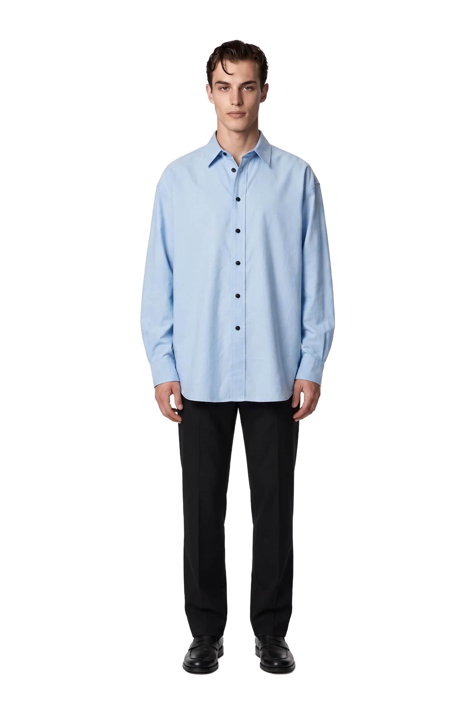 Light Blue Oversized Oxford Shirt