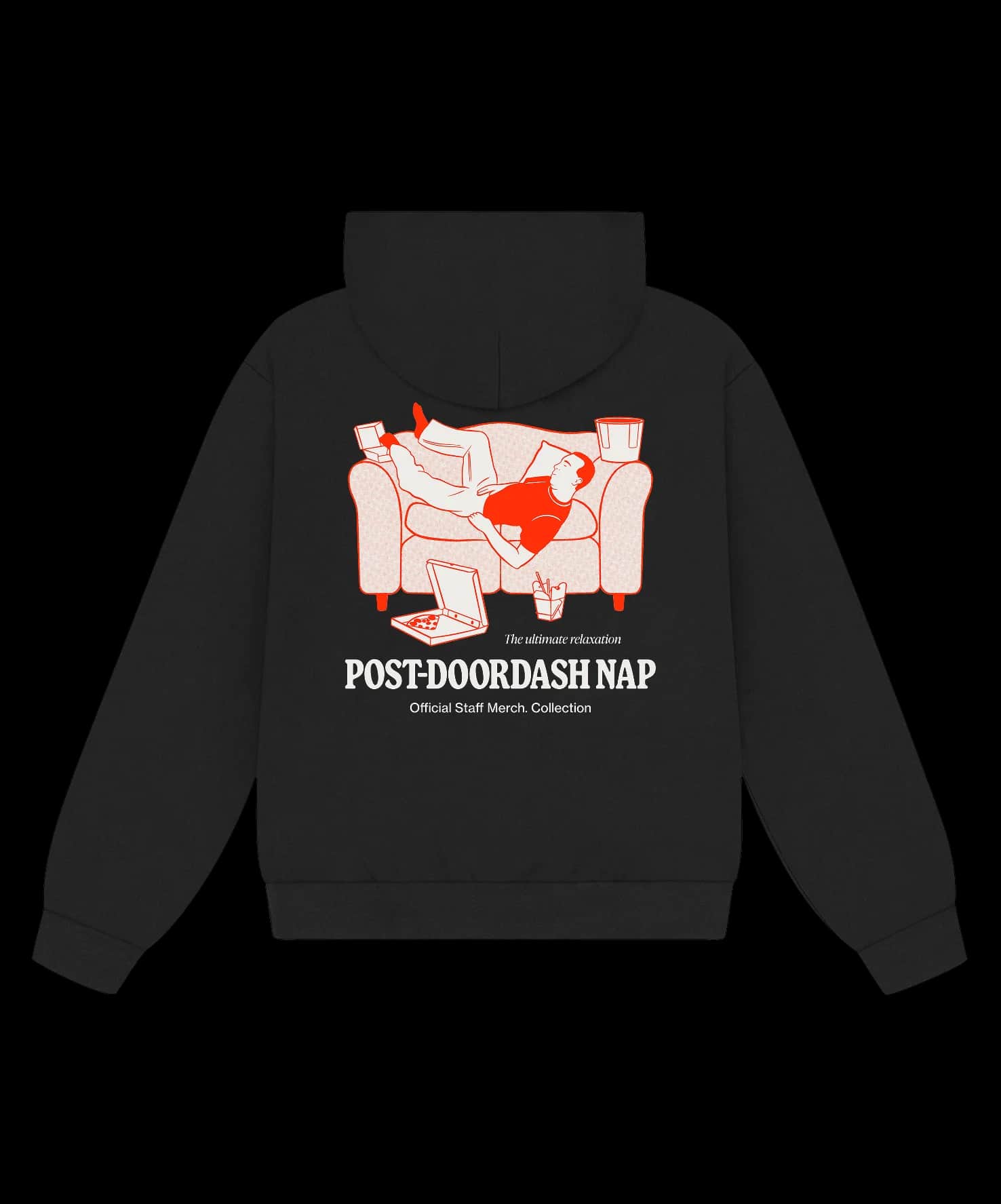 DOORDASH BLACK HOODIE