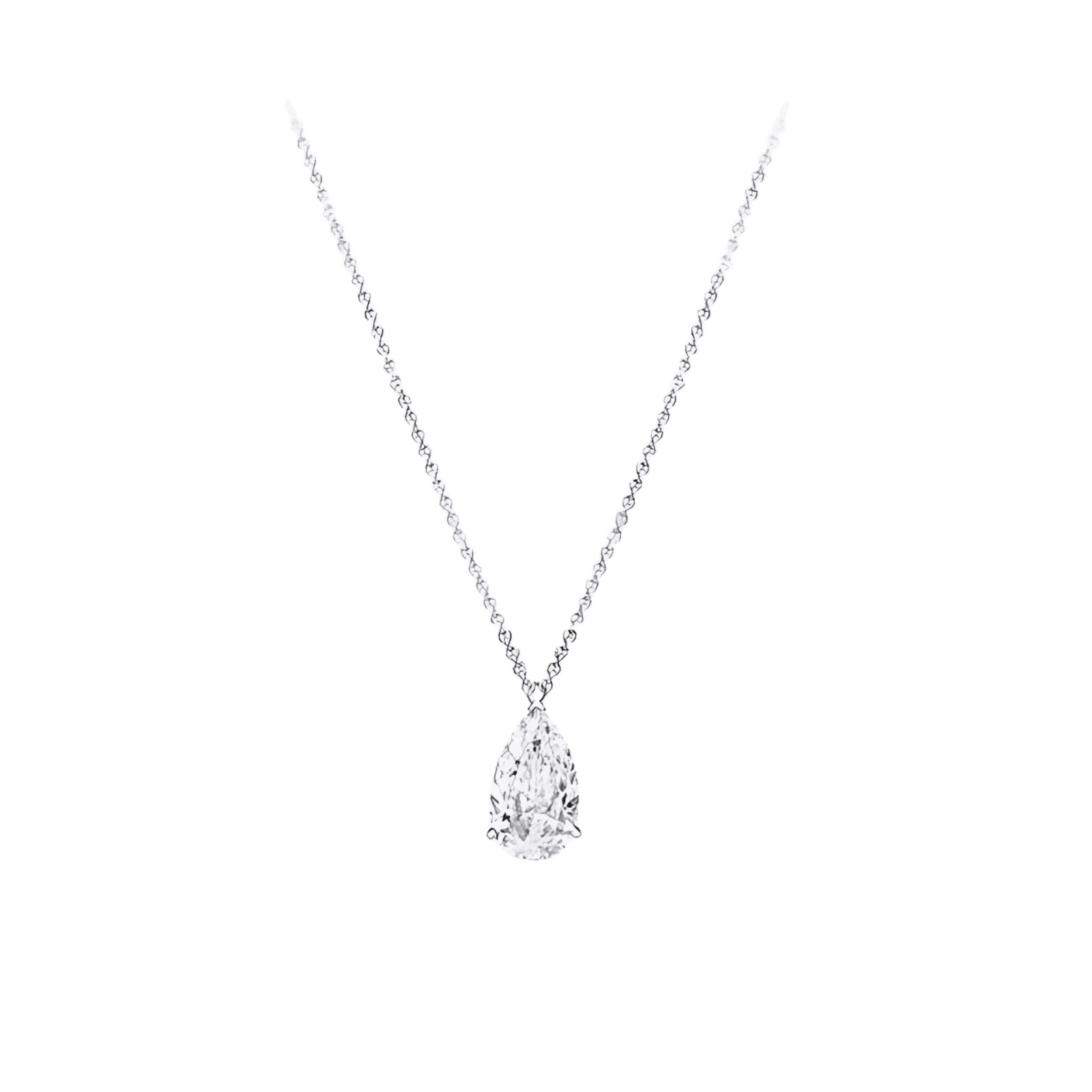 Pear Diamond Pendant