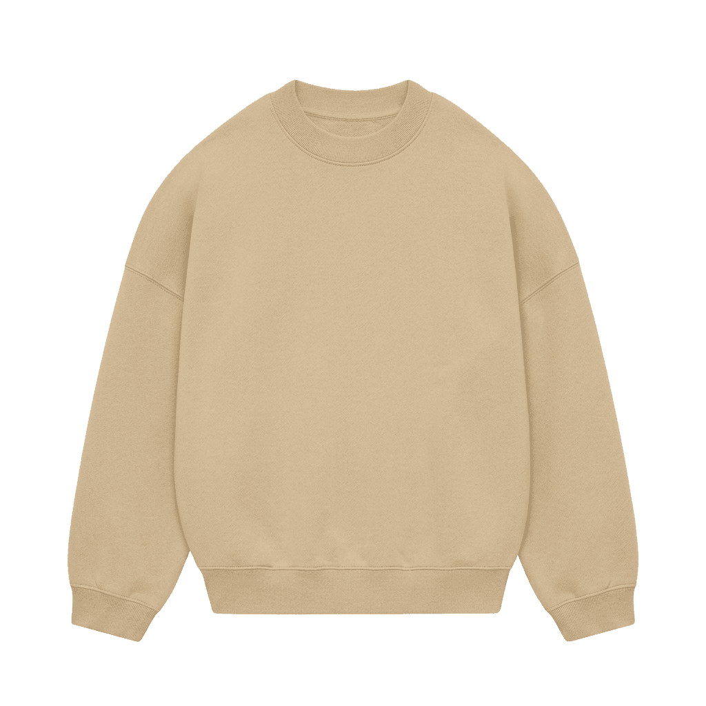 Oversized Drop-shoulder crewneck