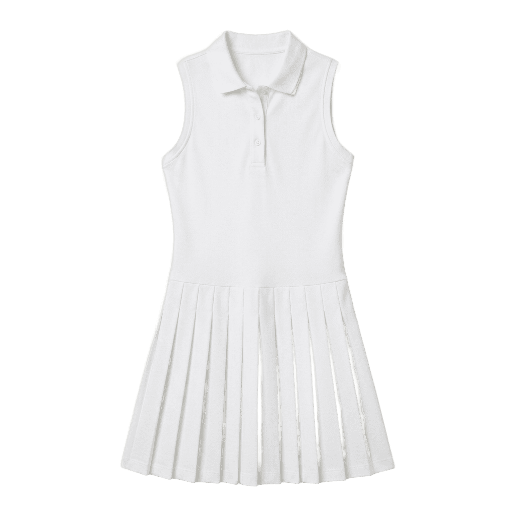 Court Dress Skrit Pleated