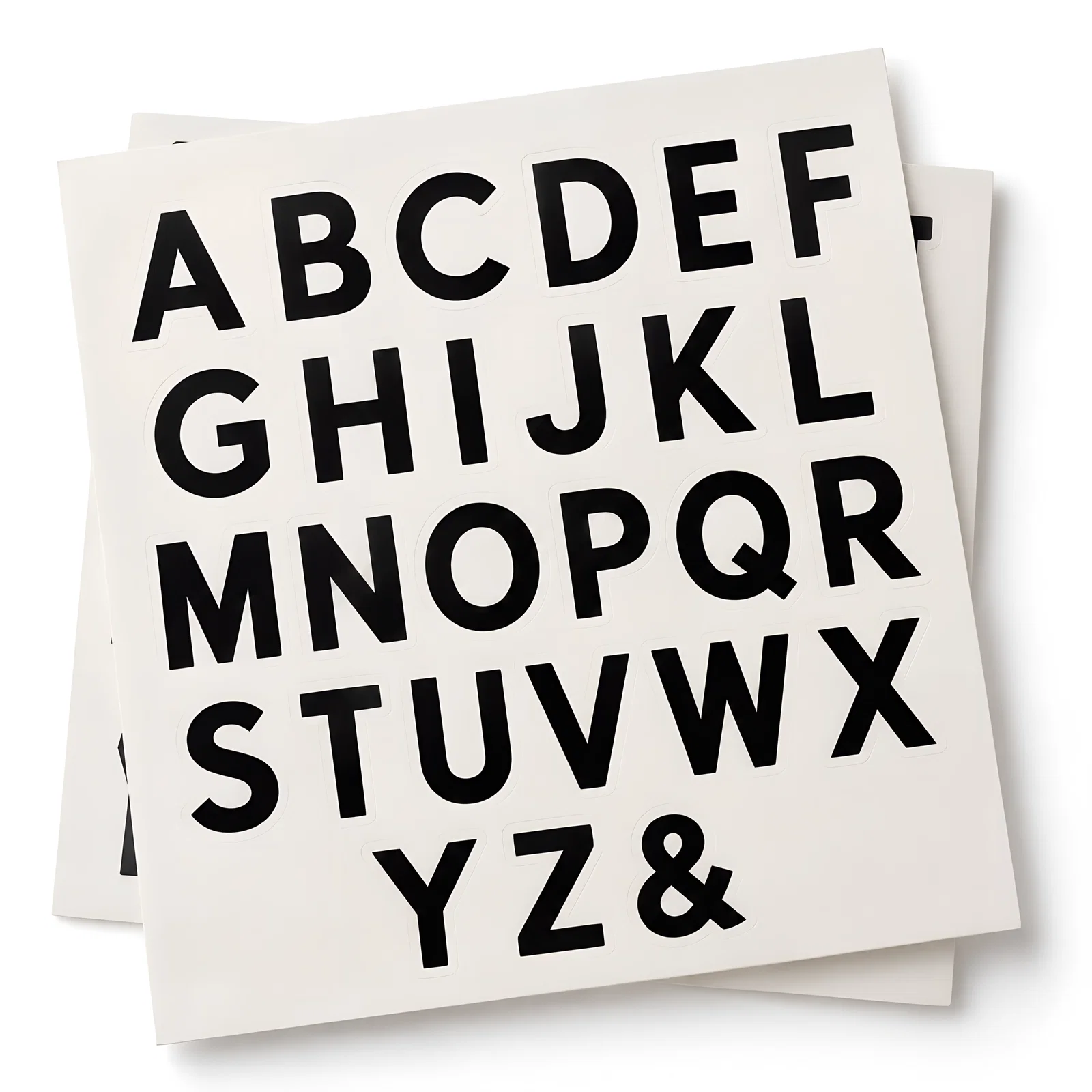 Alphabet Sticker Sheet Pair