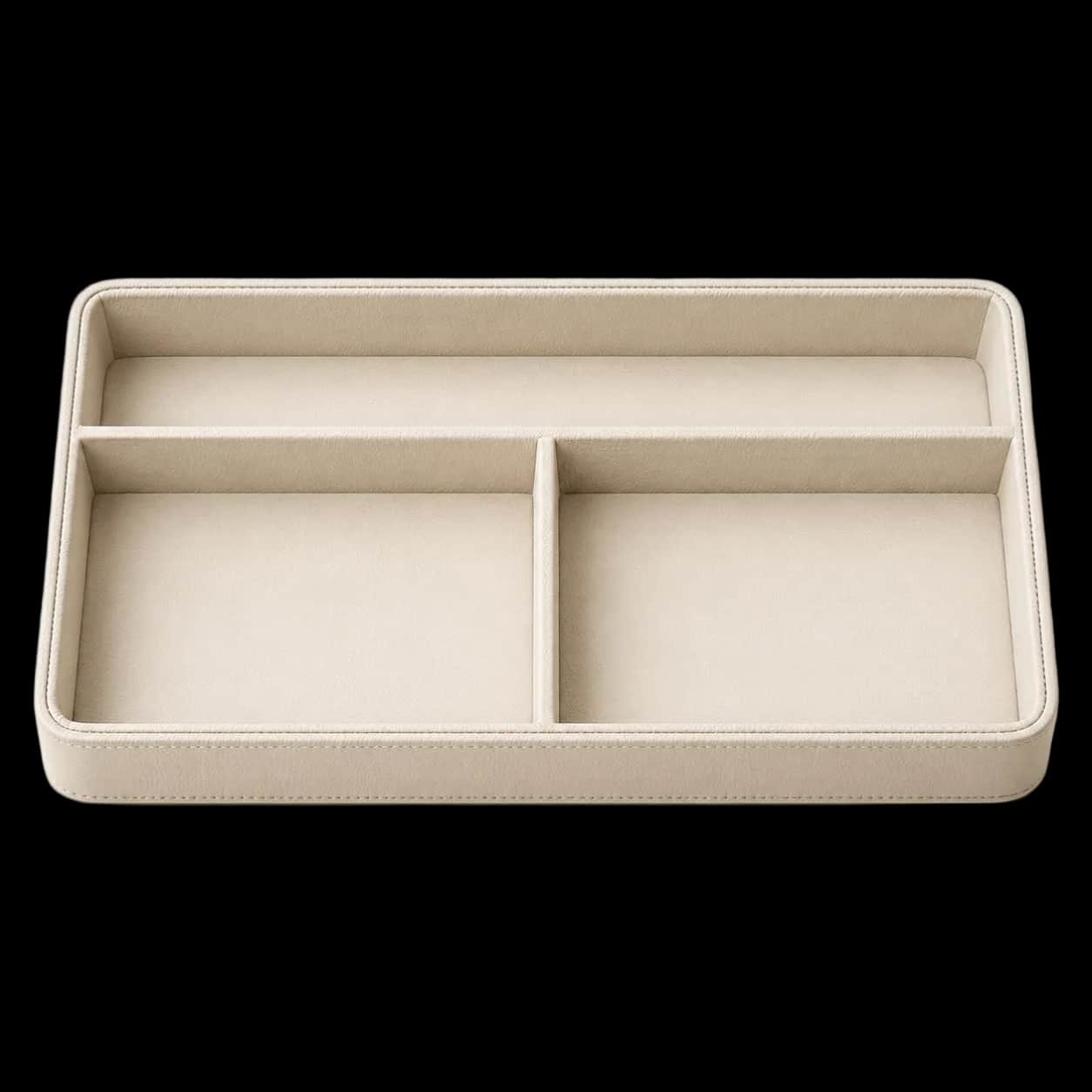 Cream Desktop Organiser Tray