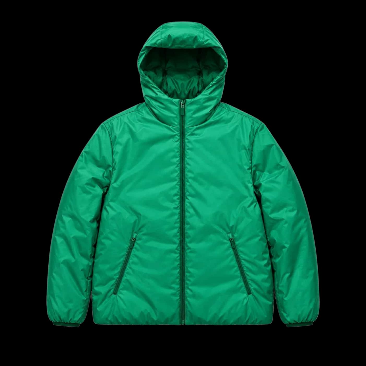 Emerald Smooth Technical Hooded Puffer