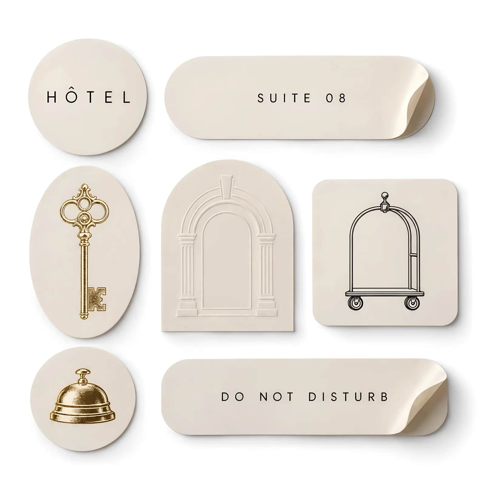 Hotel Service Stickers