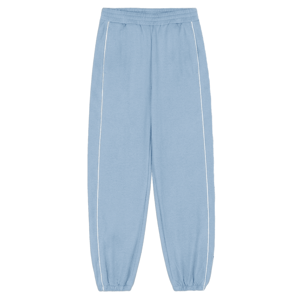 Blue Contrast Piping Jogger