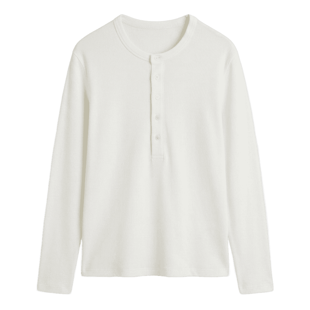 Long Sleeve Henley T-shirt