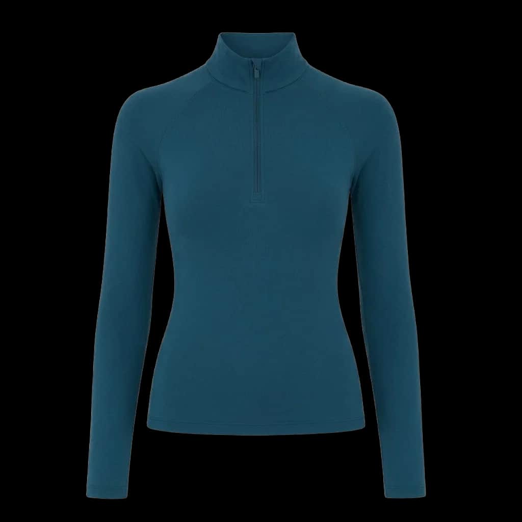 Mock-Neck Performance Top