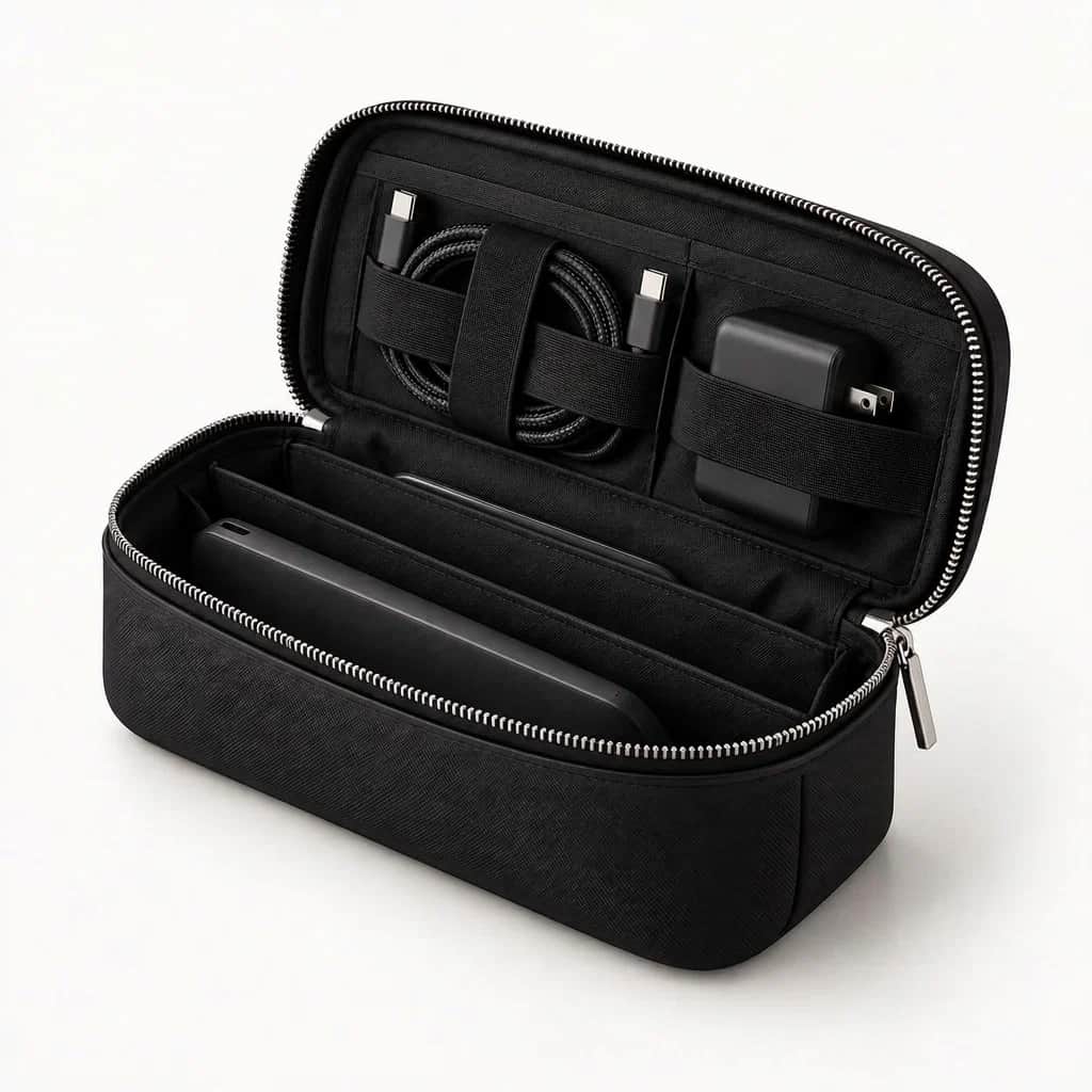 Tech Organiser Pouch — Nylon